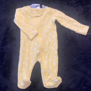 Brand New yellow newborn unisex onesie from target